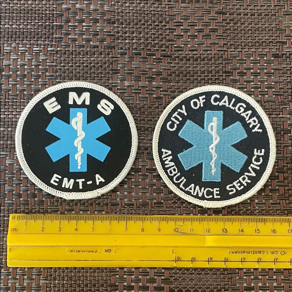 Calgary 1980’s EMT 2 Patches.